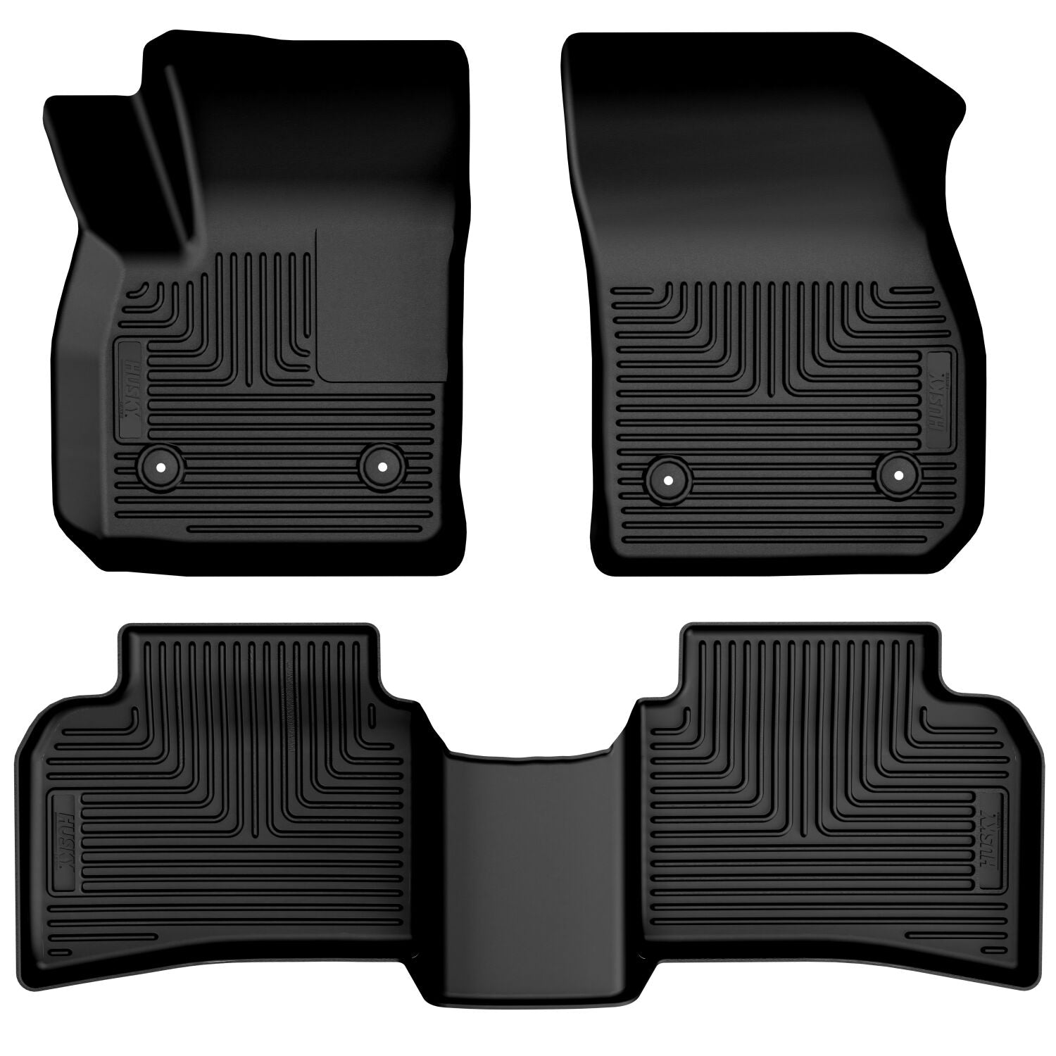 Weatherbeater - Front & 2nd Seat Floor Liners by Husky Liners