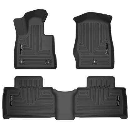 Weatherbeater - Front & 2nd Seat Floor Liners by Husky Liners