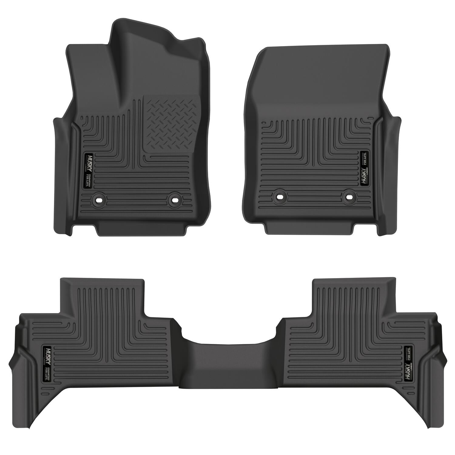 Weatherbeater - Front & 2nd Seat Floor Liners by Husky Liners