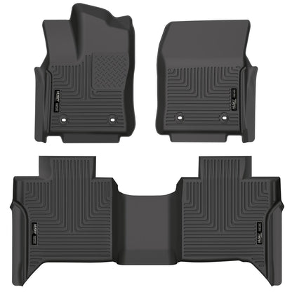 Weatherbeater - Front & 2nd Seat Floor Liners by Husky Liners