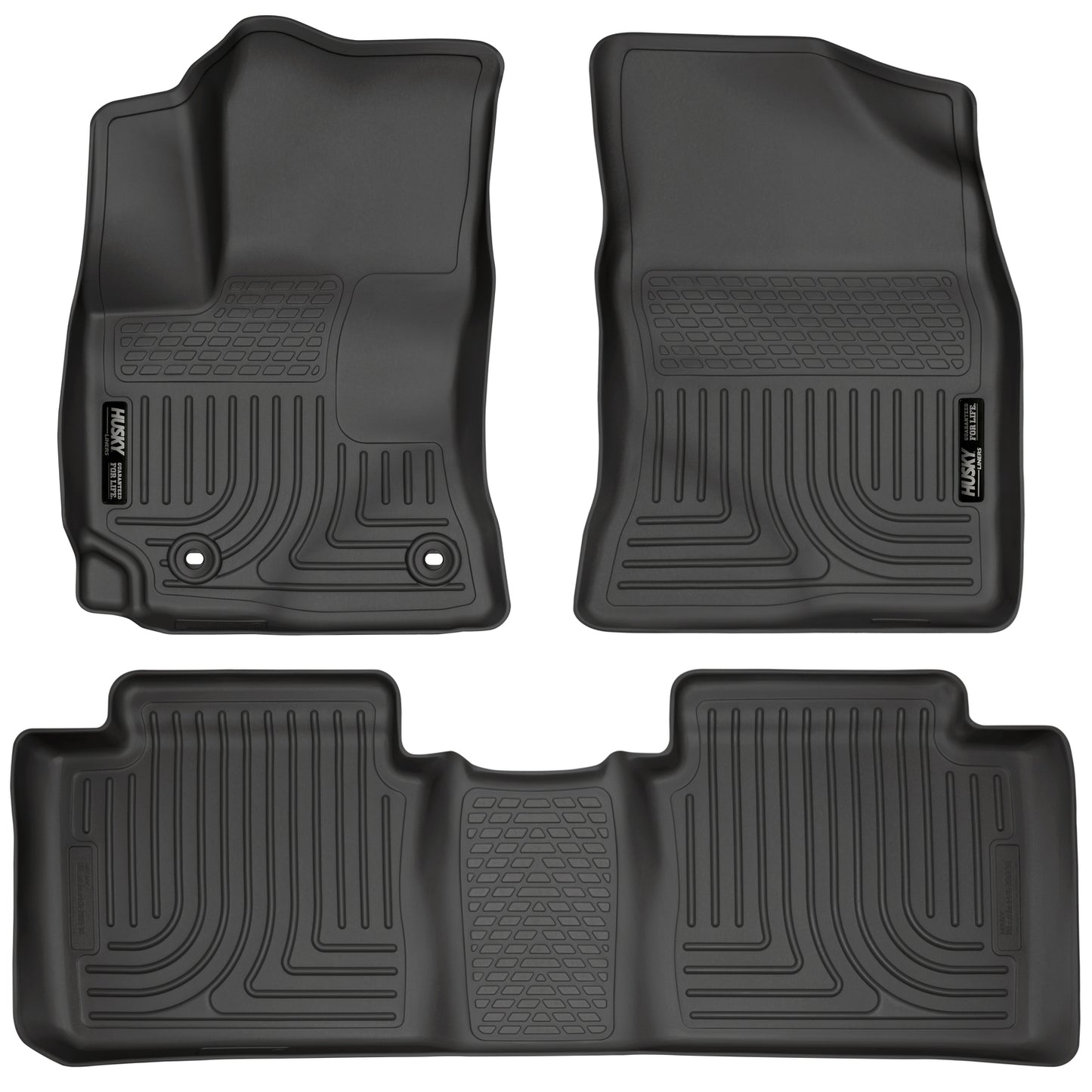 Weatherbeater - Front & 2nd Seat Floor Liners by Husky Liners