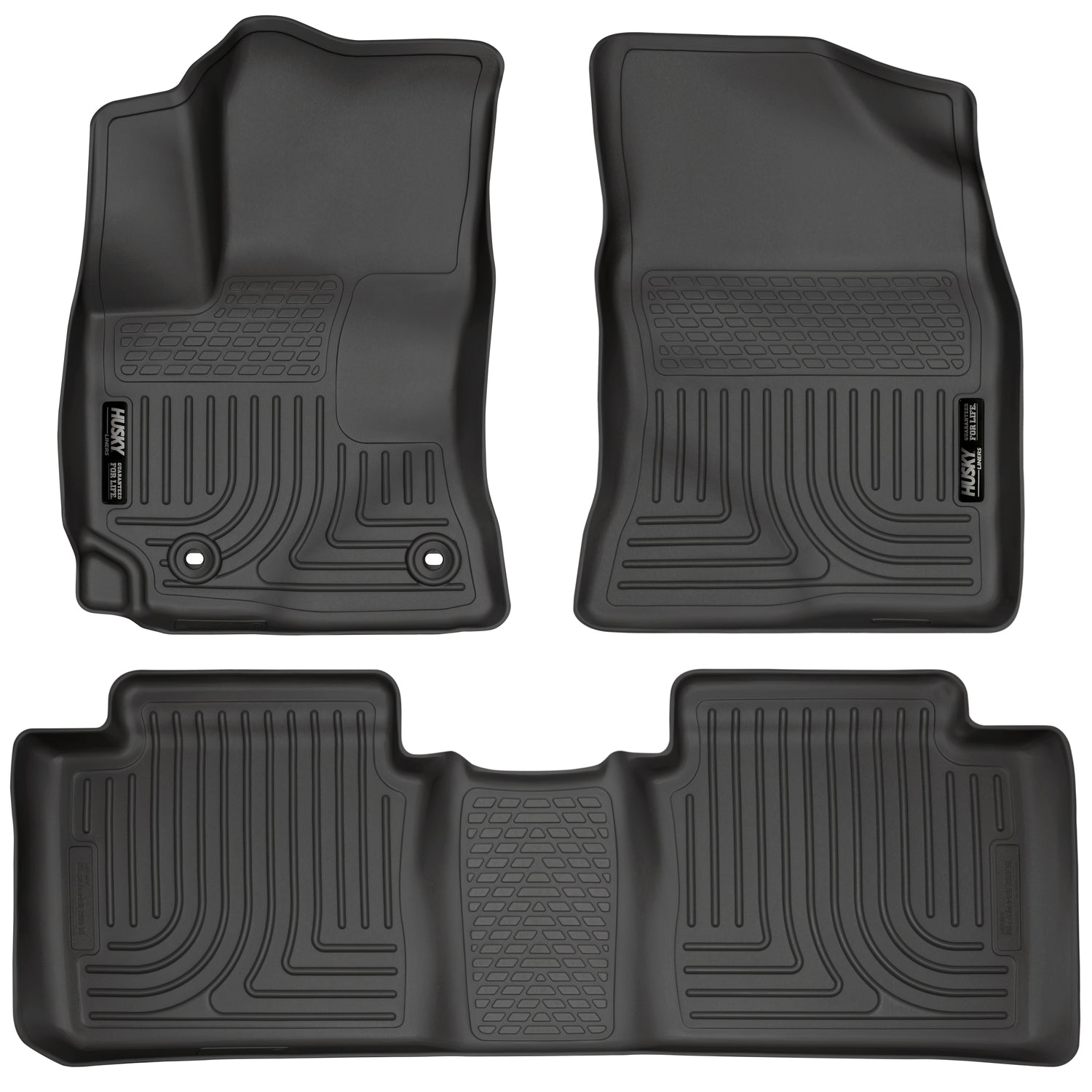 Weatherbeater - Front & 2nd Seat Floor Liners by Husky Liners