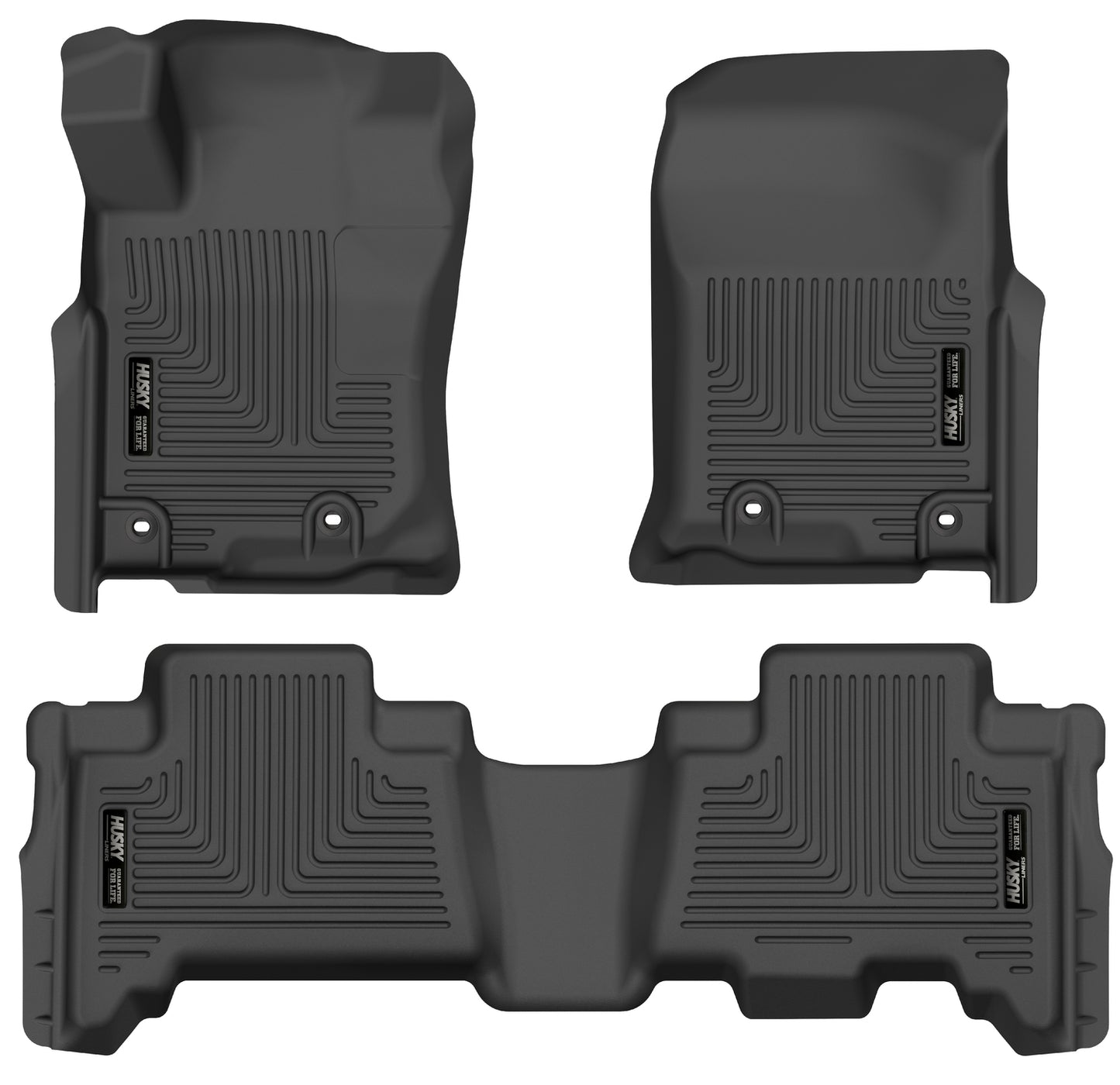 Weatherbeater - Front & 2nd Seat Floor Liners by Husky Liners