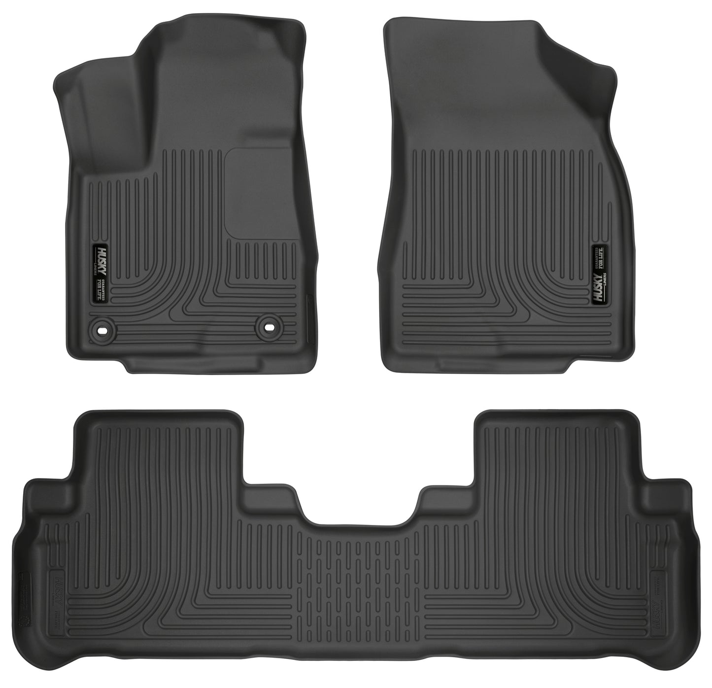 Weatherbeater - Front & 2nd Seat Floor Liners by Husky Liners