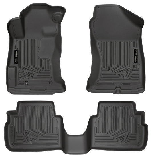 Weatherbeater - Front & 2nd Seat Floor Liners by Husky Liners