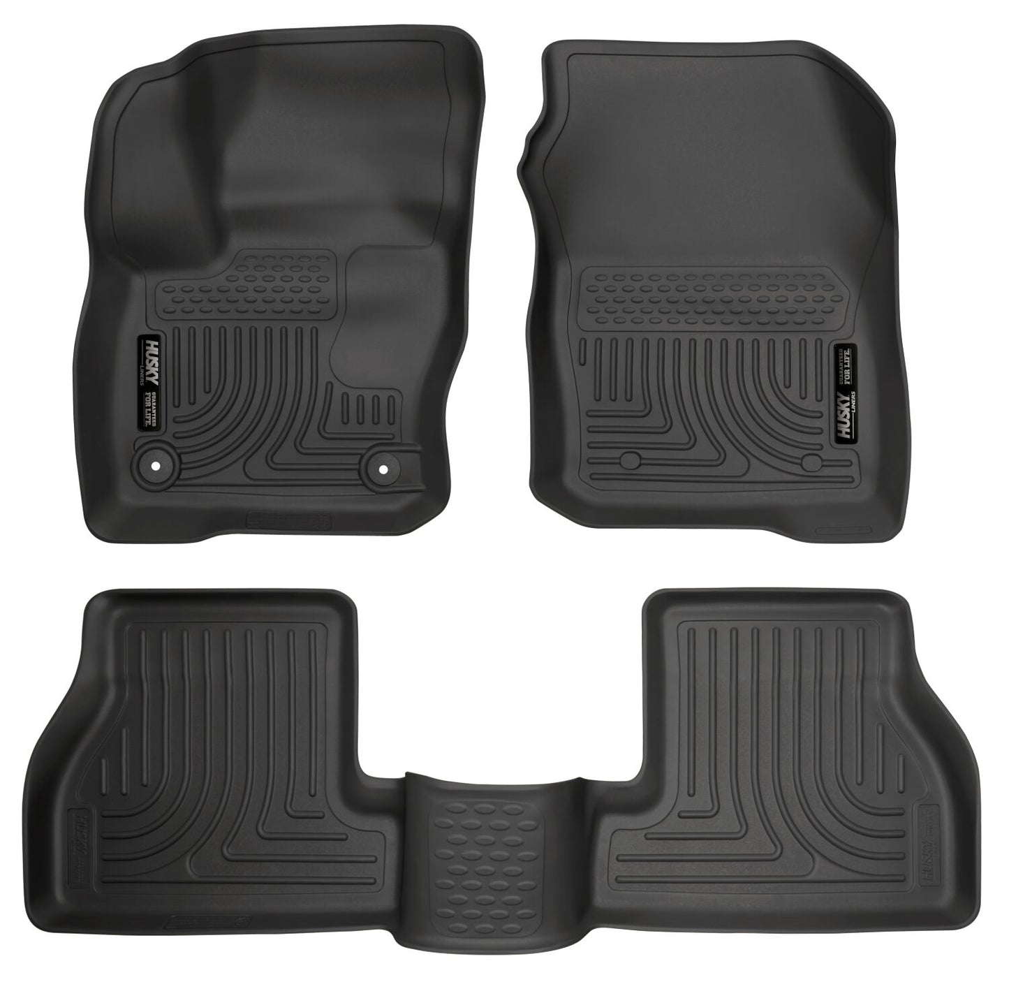 Weatherbeater - Front & 2nd Seat Floor Liners by Husky Liners