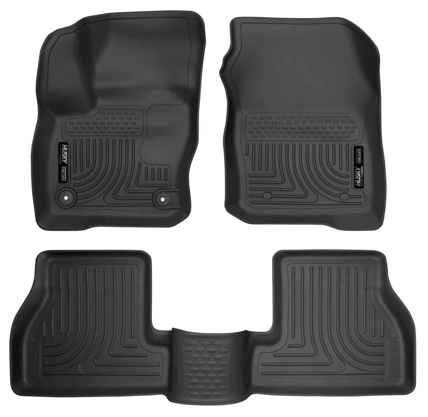 Weatherbeater - Front & 2nd Seat Floor Liners by Husky Liners