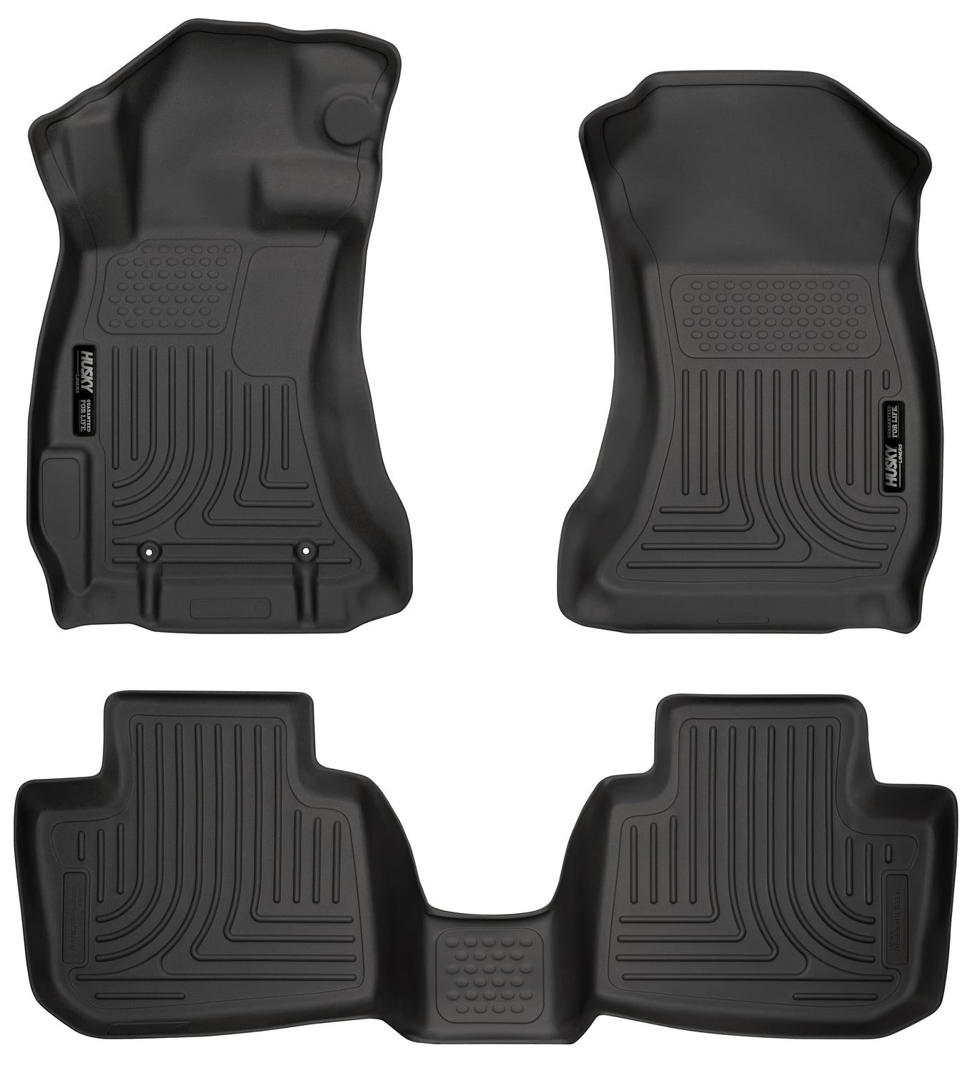 Weatherbeater - Front & 2nd Seat Floor Liners by Husky Liners