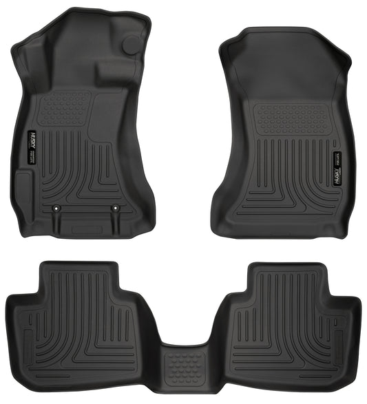 Weatherbeater - Front & 2nd Seat Floor Liners by Husky Liners
