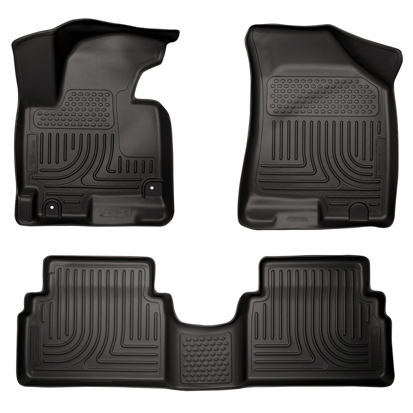 Weatherbeater - Front & 2nd Seat Floor Liners by Husky Liners