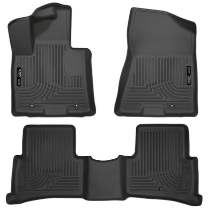 Weatherbeater - Front & 2nd Seat Floor Liners by Husky Liners