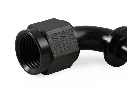 -6 90 DEG TO 3/8" Earl's VAPOR GUARD HOSE END by Earl's Performance