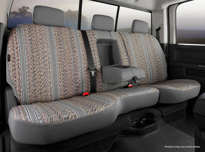 TR40 Series - Wrangler Saddleblanket Custom Fit Rear Seat Cover - Gray by FIA