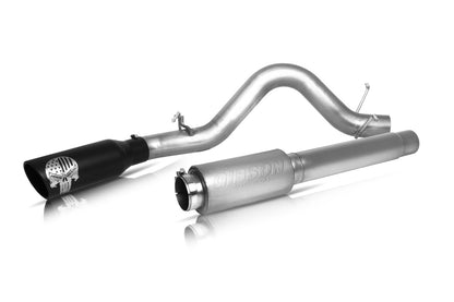 Patriot Skull Cat-Back Single Exhaust System; Stainless by Gibson Performance Exhaust