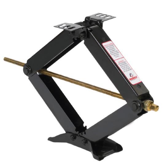Scissor Mech 7500 LB Cap 24" Total Black Set of 2 by Husky Towing