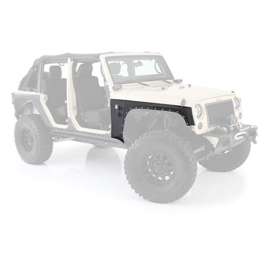 XRC Front Armor Fenders - Textured Black (07-18 JK/JKU) by Smittybilt