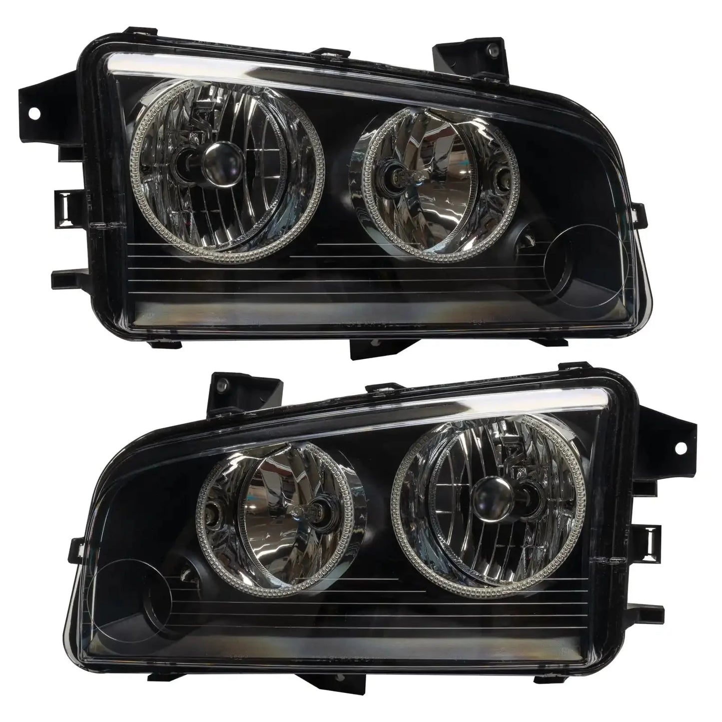 ORACLE Lighting 2005-2010 Dodge Charger Pre-Assembled Halo Headlights - Non HID by ORACLE Lighting