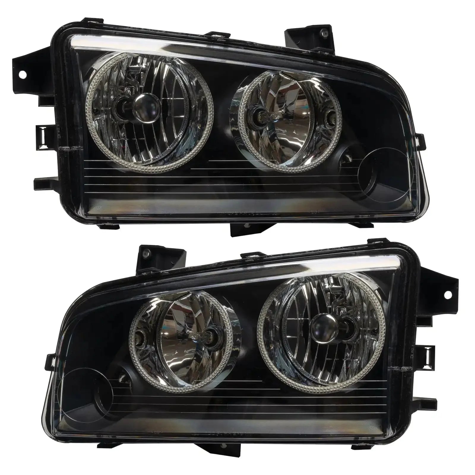 ORACLE Lighting 2005-2010 Dodge Charger Pre-Assembled Halo Headlights - Non HID by ORACLE Lighting