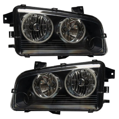 ORACLE Lighting 2005-2010 Dodge Charger Pre-Assembled Halo Headlights - Non HID by ORACLE Lighting