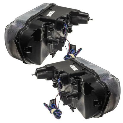 ORACLE Lighting 2008-2014 Dodge Challenger Pre-Assembled Halo Headlights - Non HID - Chrome by ORACLE Lighting