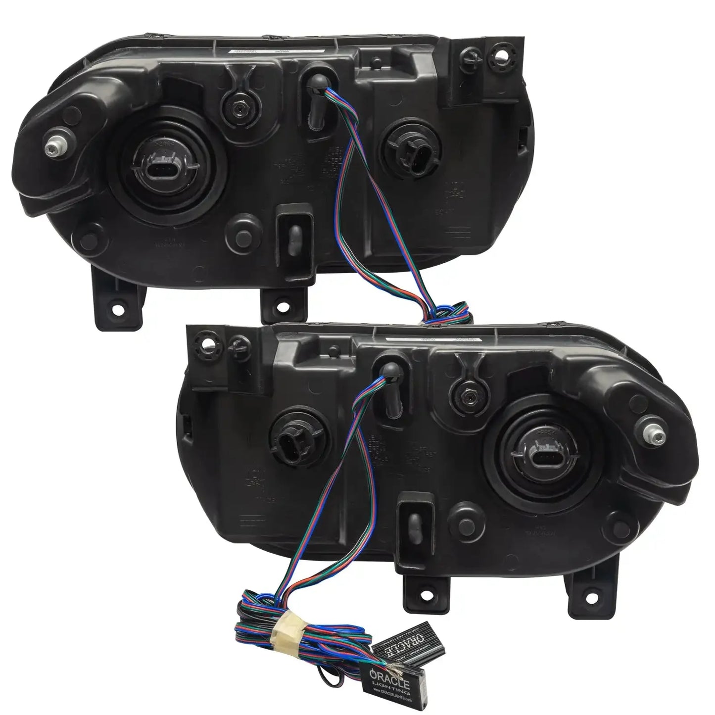 ORACLE Lighting 2008-2014 Dodge Challenger Pre-Assembled Halo Headlights - Non HID - Chrome by ORACLE Lighting