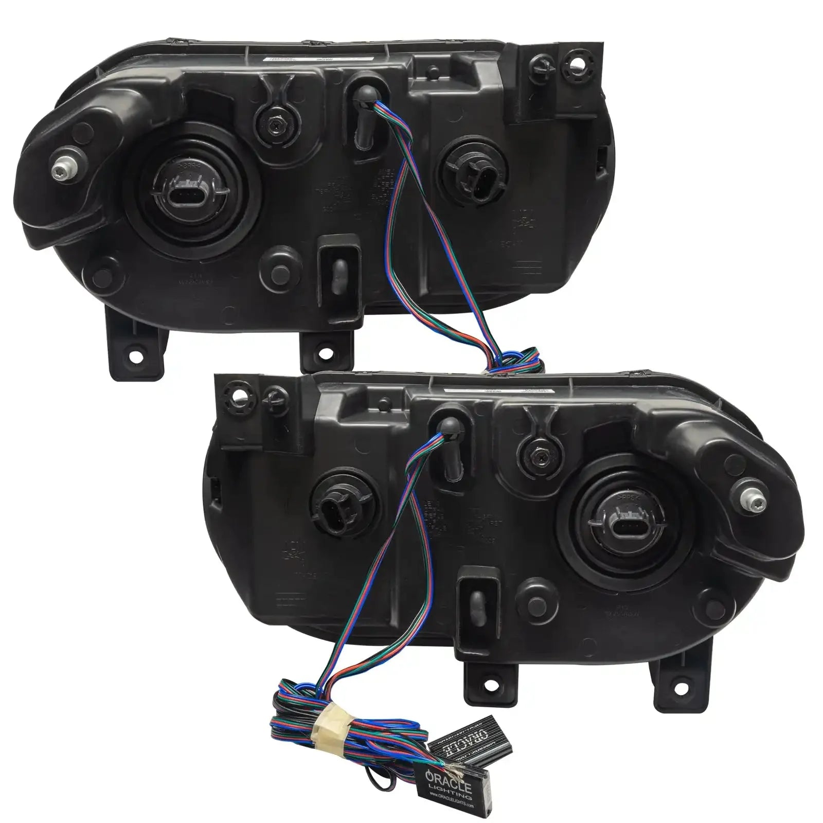 ORACLE Lighting 2008-2014 Dodge Challenger Pre-Assembled Halo Headlights - Non HID - Chrome by ORACLE Lighting
