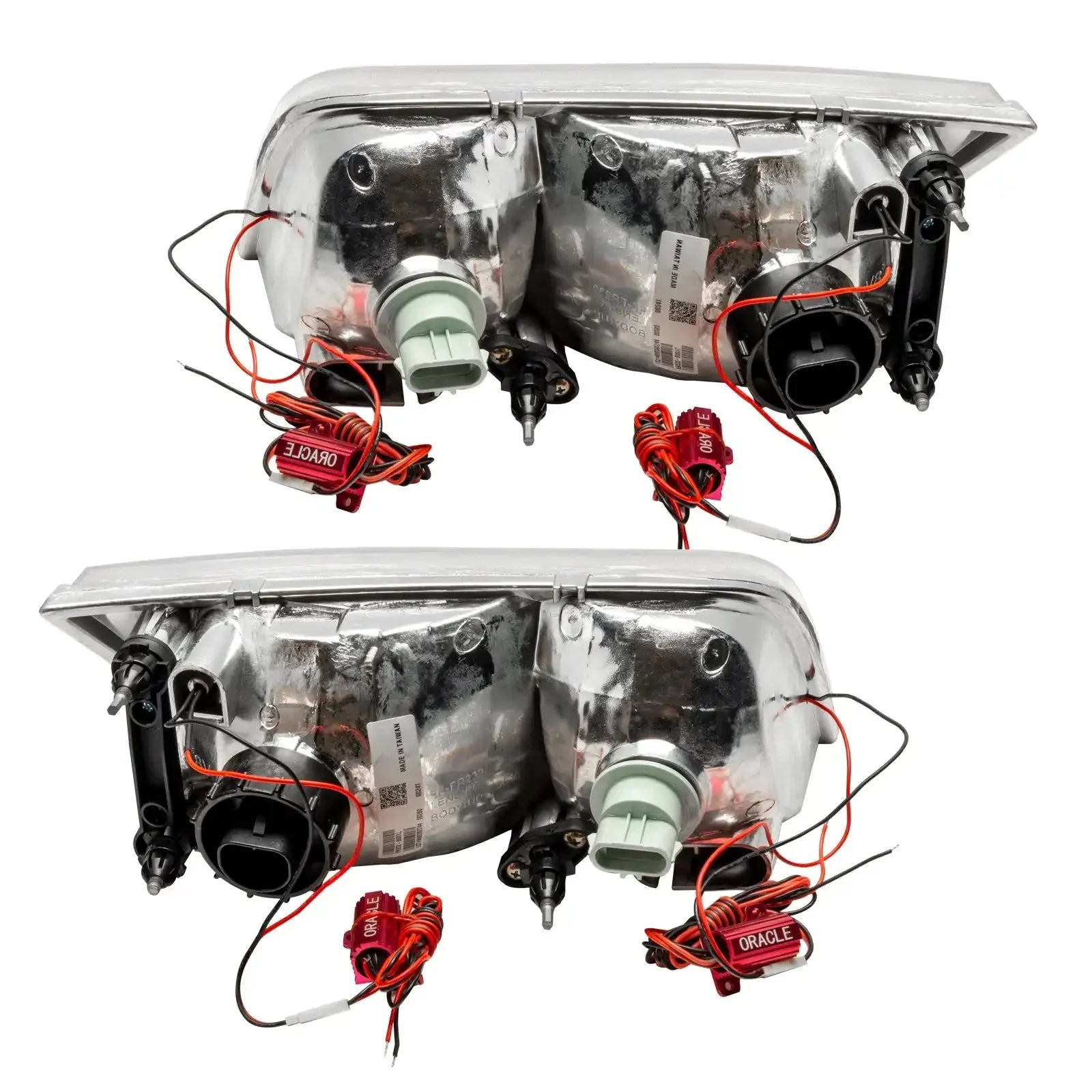 ORACLE Lighting 1998-2011 Ford Crown Victoria Pre-assembled Halo Headlights - Halogen - Chrome Housing by ORACLE Lighting
