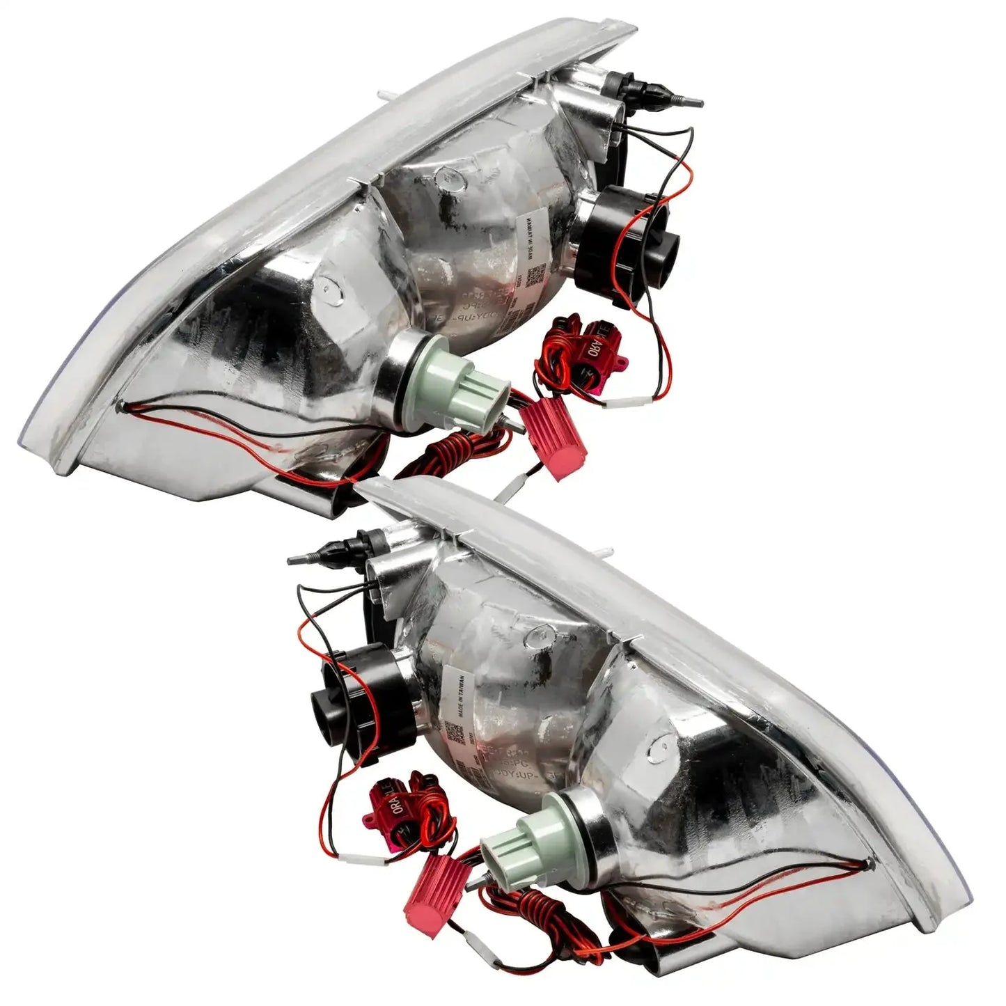 ORACLE Lighting 1998-2011 Ford Crown Victoria Pre-assembled Halo Headlights - Halogen - Chrome Housing by ORACLE Lighting