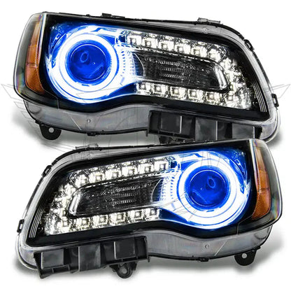 2011-2014 Chrysler 300C NON HID Pre-Assembled Headlights - Black Housing by ORACLE Lighting