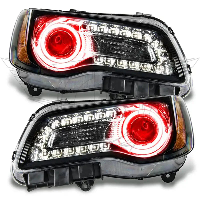 2011-2014 Chrysler 300C NON HID Pre-Assembled Headlights - Black Housing by ORACLE Lighting