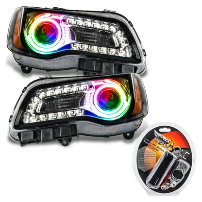 2011-2014 Chrysler 300C NON HID Pre-Assembled Headlights - Black Housing by ORACLE Lighting