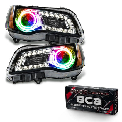 2011-2014 Chrysler 300C NON HID Pre-Assembled Headlights - Black Housing by ORACLE Lighting