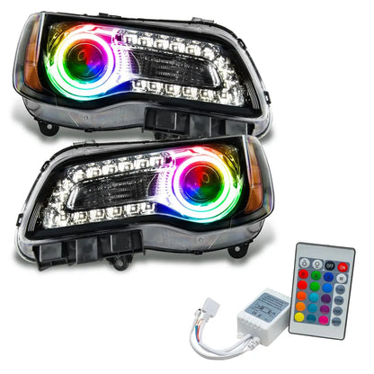 2011-2014 Chrysler 300C NON HID Pre-Assembled Headlights - Black Housing by ORACLE Lighting