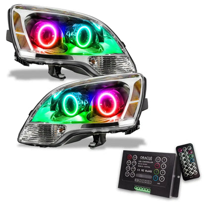 ORACLE Lighting 2008-2012 GMC Acadia Pre-Assembled Halo Headlights - 2nd Design - Halogen by ORACLE Lighting