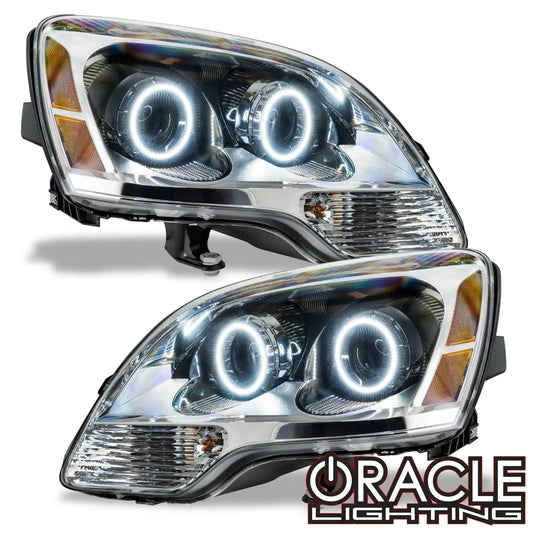ORACLE Lighting 2008-2012 GMC Acadia Pre-Assembled Halo Headlights - 2nd Design - Halogen by ORACLE Lighting