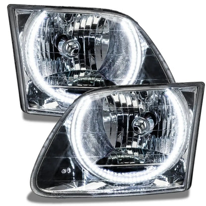 ORACLE Lighting 1997-2003 Ford F-150/F-250 Super Duty Pre-Assembled Halo Headlights - Chrome Housing by ORACLE Lighting