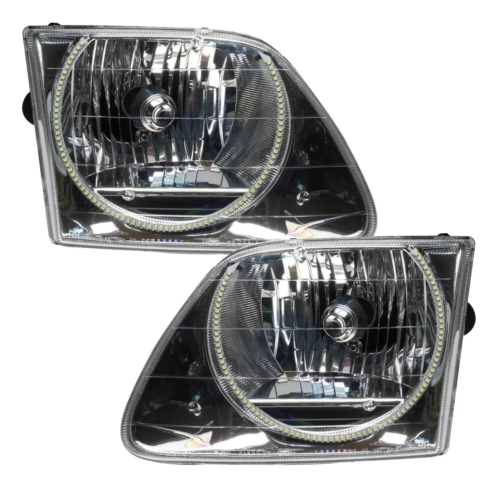 ORACLE Lighting 1997-2003 Ford F-150/F-250 Super Duty Pre-Assembled Halo Headlights - Chrome Housing by ORACLE Lighting