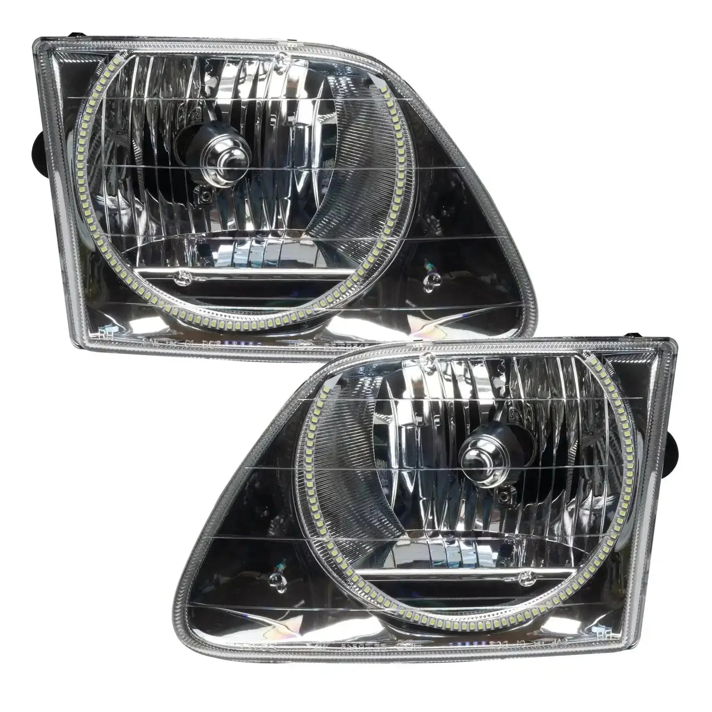 ORACLE Lighting 1997-2003 Ford F-150/F-250 Super Duty Pre-Assembled Halo Headlights - Chrome Housing by ORACLE Lighting
