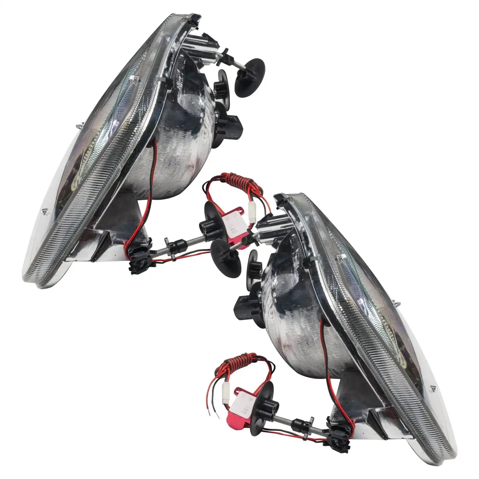 ORACLE Lighting 1997-2003 Ford F-150/F-250 Super Duty Pre-Assembled Halo Headlights - Chrome Housing by ORACLE Lighting