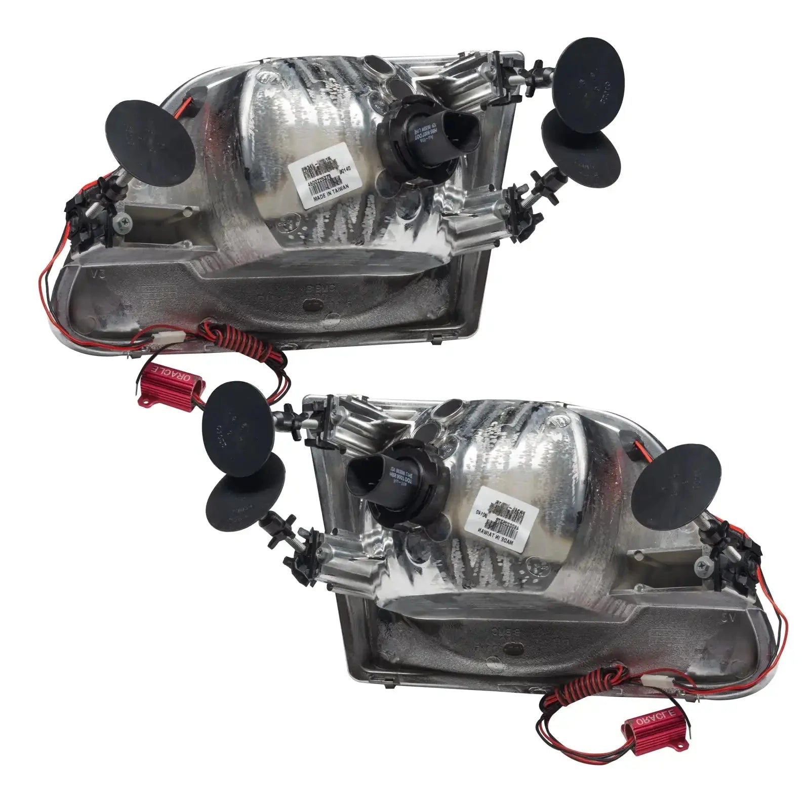 ORACLE Lighting 1997-2003 Ford F-150/F-250 Super Duty Pre-Assembled Halo Headlights - Chrome Housing by ORACLE Lighting