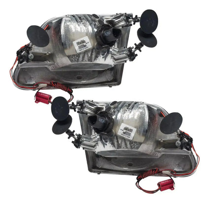 ORACLE Lighting 1997-2003 Ford F-150/F-250 Super Duty Pre-Assembled Halo Headlights - Chrome Housing by ORACLE Lighting