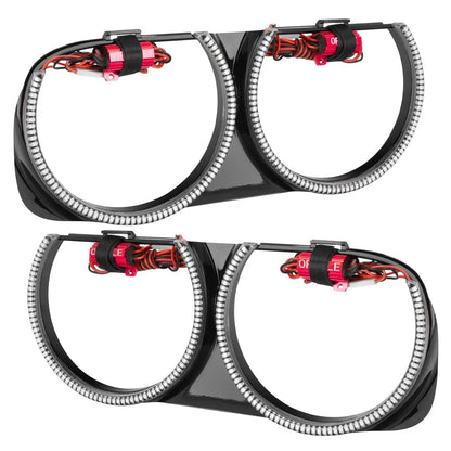 ORACLE Lighting 2015-2023 Dodge Challenger Pre-Installed Halo Headlight Bezels by ORACLE Lighting