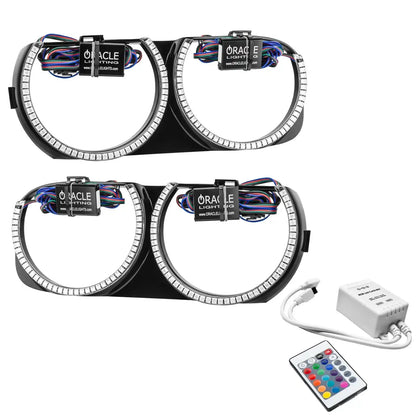 ORACLE Lighting 2015-2023 Dodge Challenger Pre-Installed Halo Headlight Bezels by ORACLE Lighting