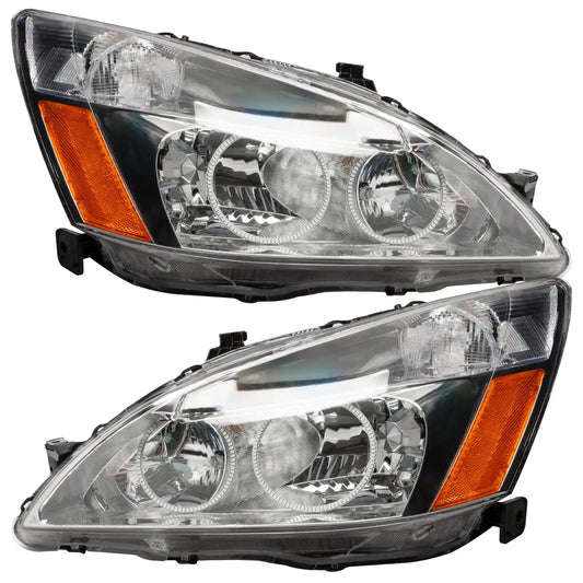 ORACLE Lighting 2003-2007 Honda Accord Coupe/Sedan Pre-Assembled Halo Headlights by ORACLE Lighting