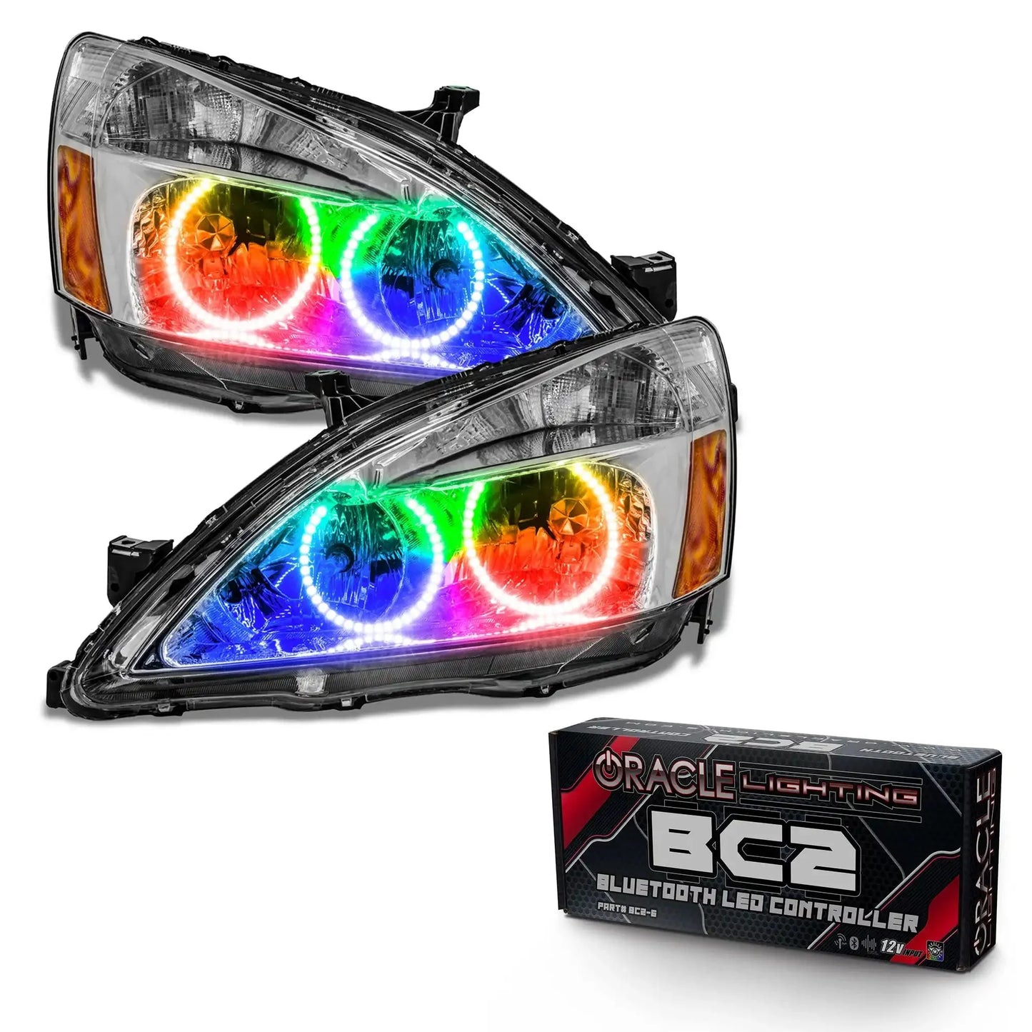 ORACLE Lighting 2003-2007 Honda Accord Coupe/Sedan Pre-Assembled Halo Headlights by ORACLE Lighting