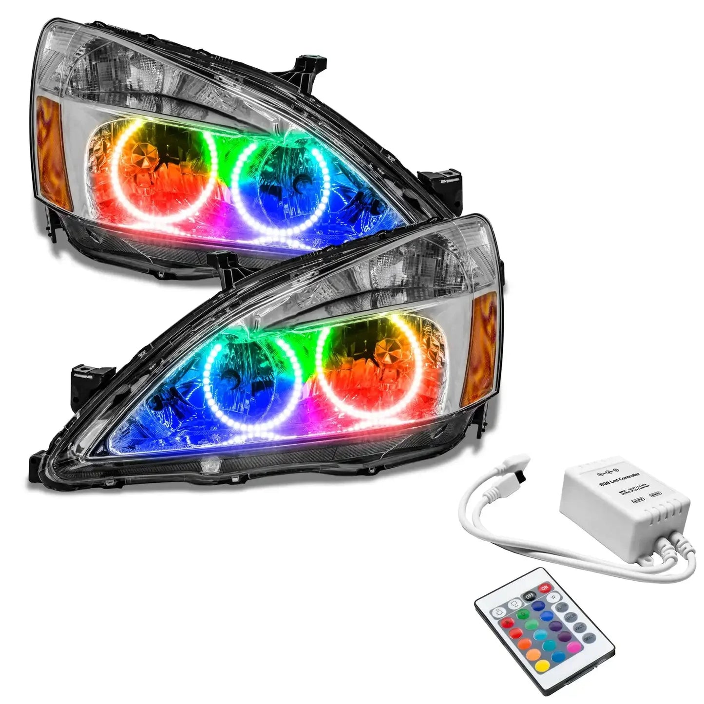 ORACLE Lighting 2003-2007 Honda Accord Coupe/Sedan Pre-Assembled Halo Headlights by ORACLE Lighting