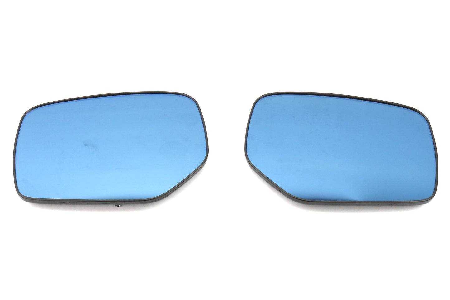 OLM Wide Angle Convex Mirrors (With Turn Signals/Defrosters) - Blue - 2015-2021 Subaru WRX / STI / 2015-2017 Crosstrek by OLM