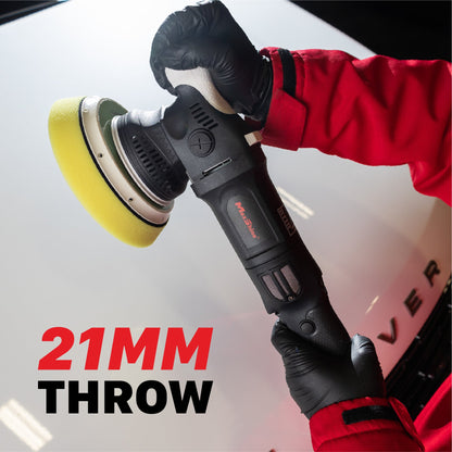 Random Orbital Polisher | M21 Pro - 6in Plate, 21mm Throw, 1000W by MaxshineUSA