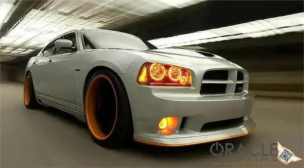 ORACLE Lighting 2005-2010 Dodge Charger LED Headlight Halo Kit by ORACLE Lighting