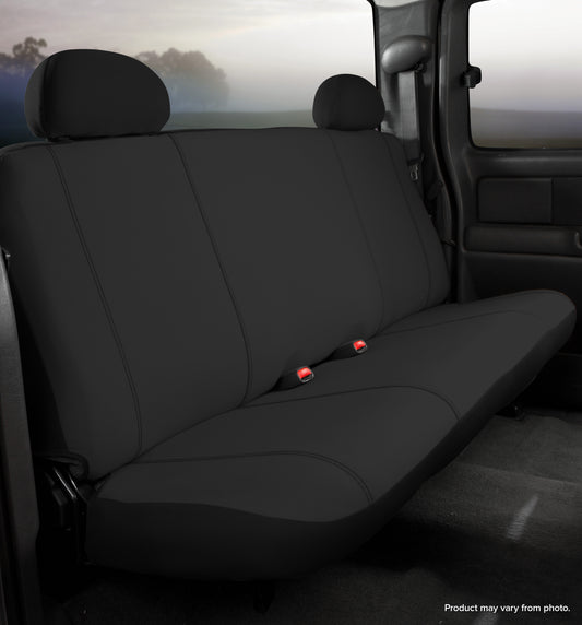SP80 Series - Seat Protector Poly-Cotton Custom Fit Rear Seat Cover - Black by FIA